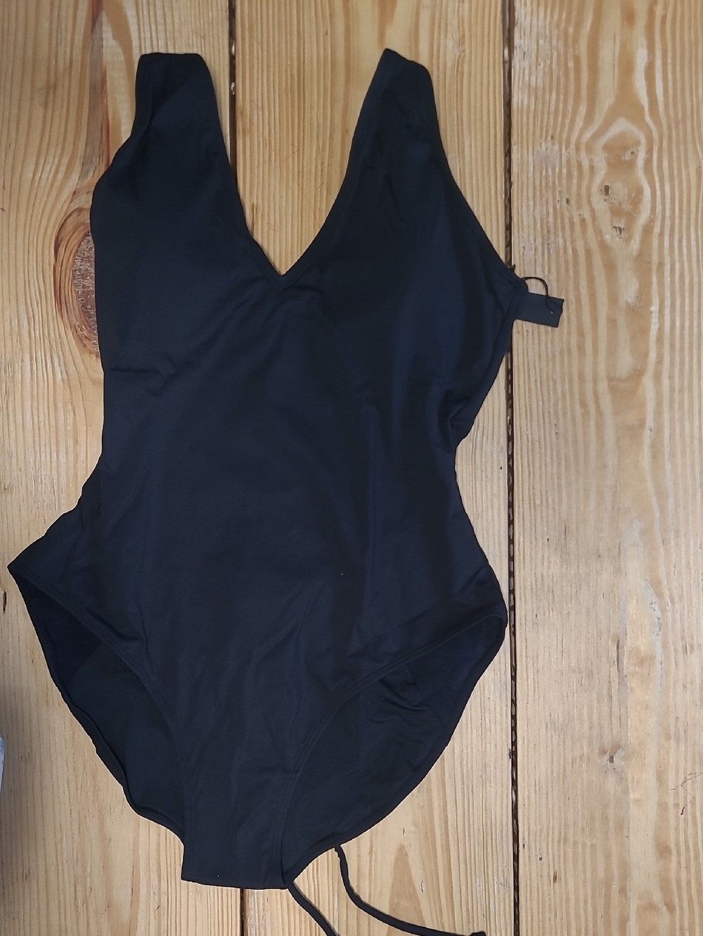NWT - Classic Black One-Piece Swimsuit - Women